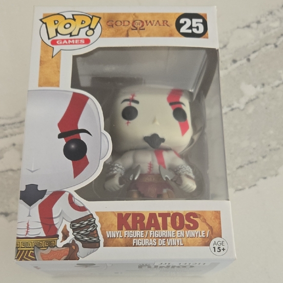 Funko Pop! Kratos Vinyl Figure - Red and White - Picture 1 of 1